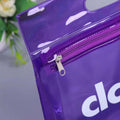 PVC Zippered Toiletry Makeup Bag Handle Bag
