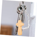 Wood Cross Key Ring