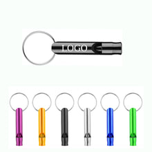 Survival Aluminum Whistle With Key Chain