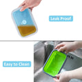 27Oz Collapsible Food Storage Containers With Airtight Lid