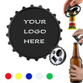 Beer Cap Portable Fridge Magnetic Sticker Bottle Opener