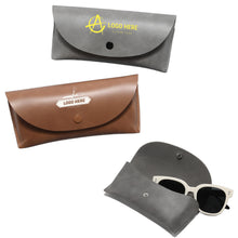 Leather Soft Sunglasses Pouch
