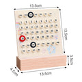 Kid's Desktop Perpetual Calendar DIY Educational Toy