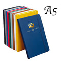 A5 Leather Notebook With Elastic Closure Band