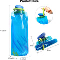 24 oz Outdoor Sports Collapsible Water Bottle