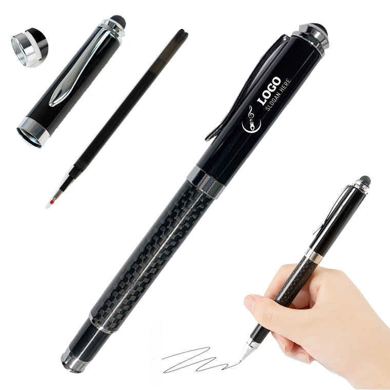 Premium Metal Signature Pen With Carbon Fiber Pen Tube
