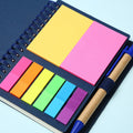 Pocket Lined Notepad With Sticky Notes And Pen