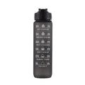 32Oz Sports Water Bottle With Time Marker & Straw