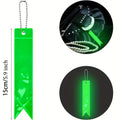 PVC Plastic Reflective Safety Keychain Tag Backpack Pendant