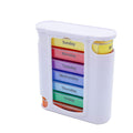 Portable Stackable Weekly Pill Organizer Clear Plastic Case