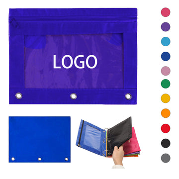3 Ring Binder Pencil Pouch With Windows