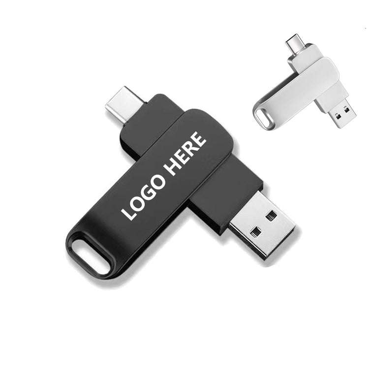 128GB Metal Dual USB Flash Drive