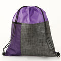 Etched Pocket Drawstring Bag