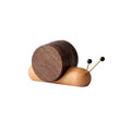 Creative Wooden Snail-Shaped Coaster