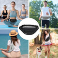 Large Crossbody Fanny Pack With 4 Zipper Pockets For Travel