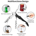 Double Hinged Waiter's Corkscrew Wine Opener
