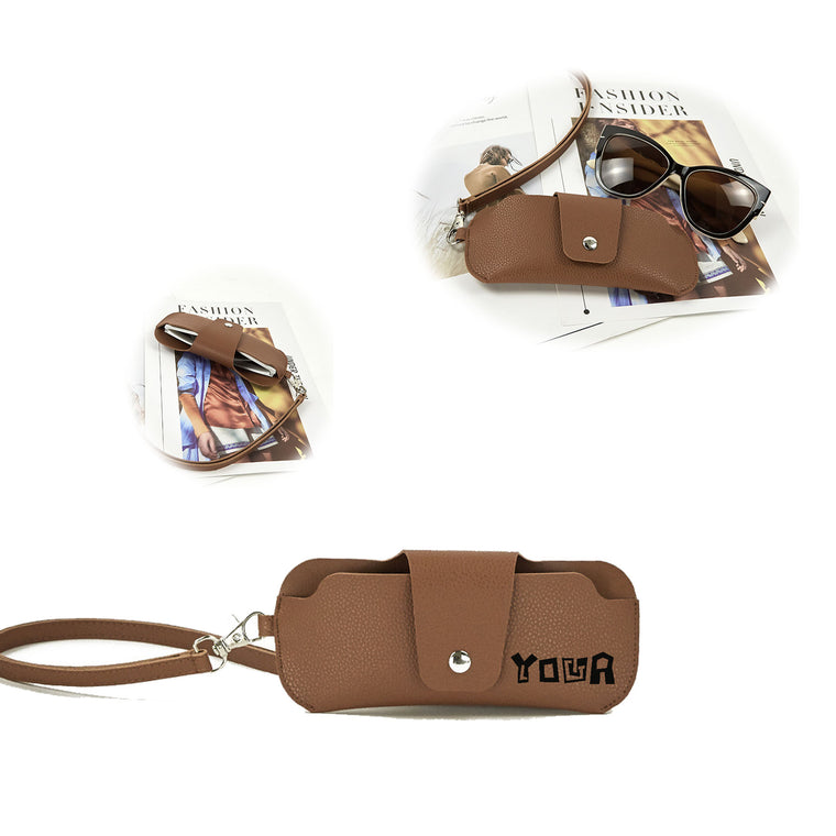 Portable Leather Glasses Case for All Kinds of Glasses