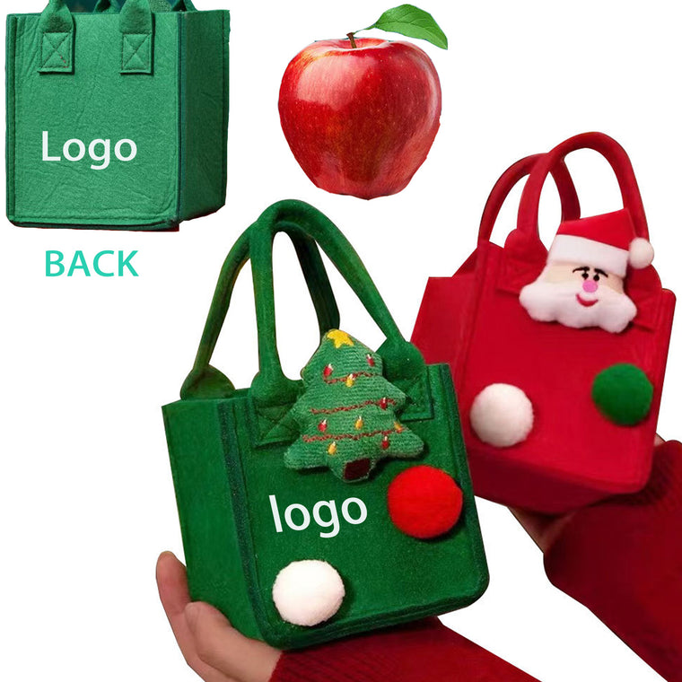 Felt Christmas Gift Tote Bag