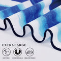 Oversized Soft Quick Dry Beach Towel With Stylish Print