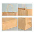 8.27 X 4.3 X 10.63 Inches Brown Kraft Paper Bags With Handles