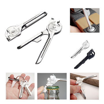 Multifunction Bottle Opener Screwdriver Keychain
