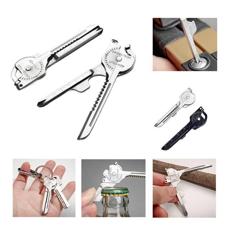 Multifunction Bottle Opener Screwdriver Keychain