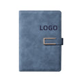 A5 PU Business Notebook Fashion Notebook Metal Notebook