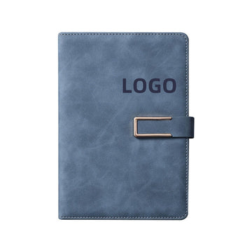 A5 PU Business Notebook Fashion Notebook Metal Notebook