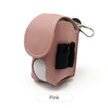 Portable Waist-Hung PU Leather Golf Ball Pouch