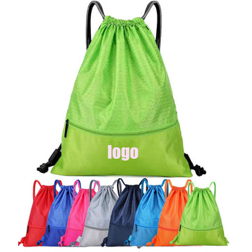 20'' Zippered Waterproof Drawstring Backpack