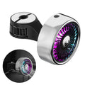 Car Seat Fan with LED Colorful Lights