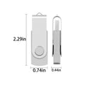 8GB Metal Rotating USB Drive