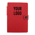 Button - Closure Notebook With Pen And Sticky Notes
