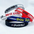 Adult Silicone Bracelets Wrist Band