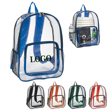 Clear Backpack With Reinforced Straps
