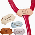 Handmade Personalized Stethoscope Name Tag