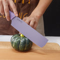 6 Piece Colorful Kitchen Knife Set With Peeler And Shears