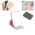 Folding Makeup Mirror – PU Leather