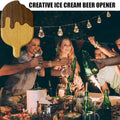 Ice Cream Wooden Magnet Bottle Opener