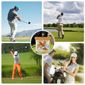 Transparent Auto-Closing Golf Tee Pouch with Carabiner