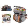 Double-Layer Insulated Lunch Bag