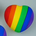 Heart Shaped Rainbow Stress Reliever Ball