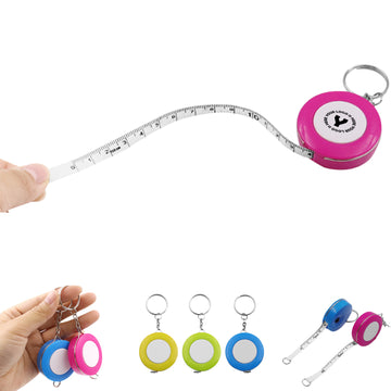 Mini Dual Sided Round Retractable Soft Measuring Tape