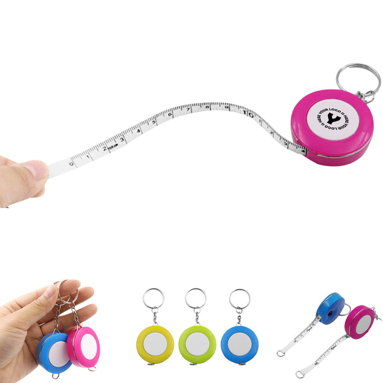 Mini Dual Sided Round Retractable Soft Measuring Tape