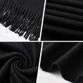 Long Pashmina Wrap Shawl Scarf w/Fringes