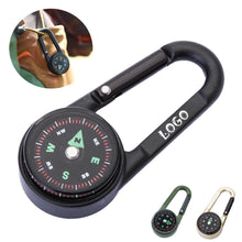 Mini Compass Carabiner Clip 3 In 1