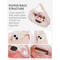 Women's Nylon Shoulder Bag Tote (Adjustable Strap)