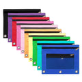 Ring Binder Pencil Pouch with Mesh Window