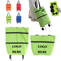 Foldable Portable Shopping Handbag With Wheels