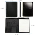A4 leather Padfolio with 8 x 11 Writing Pad